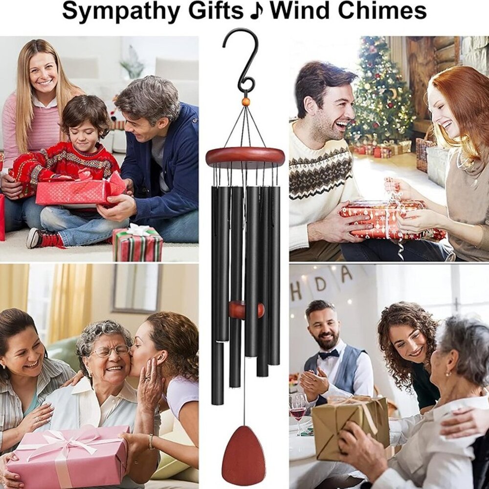 NEW Large Aluminium Wind Chimes Outside, Soothing Melodic Wind Chime,36 Inches - Picture 7 of 9
